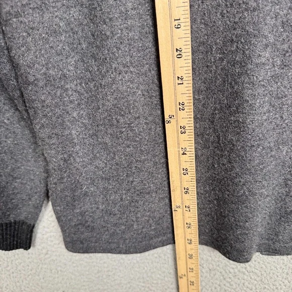 Bonobos Coat Mens L Gray Slim Fit Bomber Jacket Merino Wool Preppy Classic Warm - Picture 6 of 8